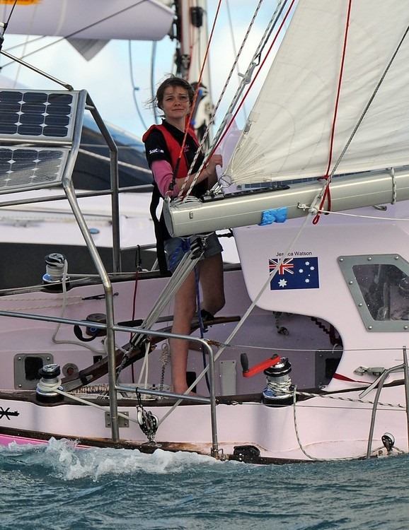 16Year Old Australian Sails Around the World on a Pink Boat! Amusing